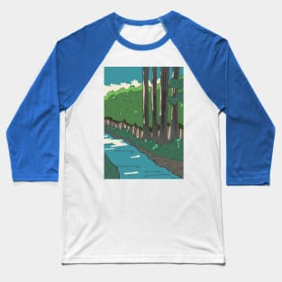 Japanese River Baseball T-Shirt